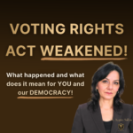 Voting rights act weakened by the supreme court_Dr. Ayguen Sahin_drayguensahin