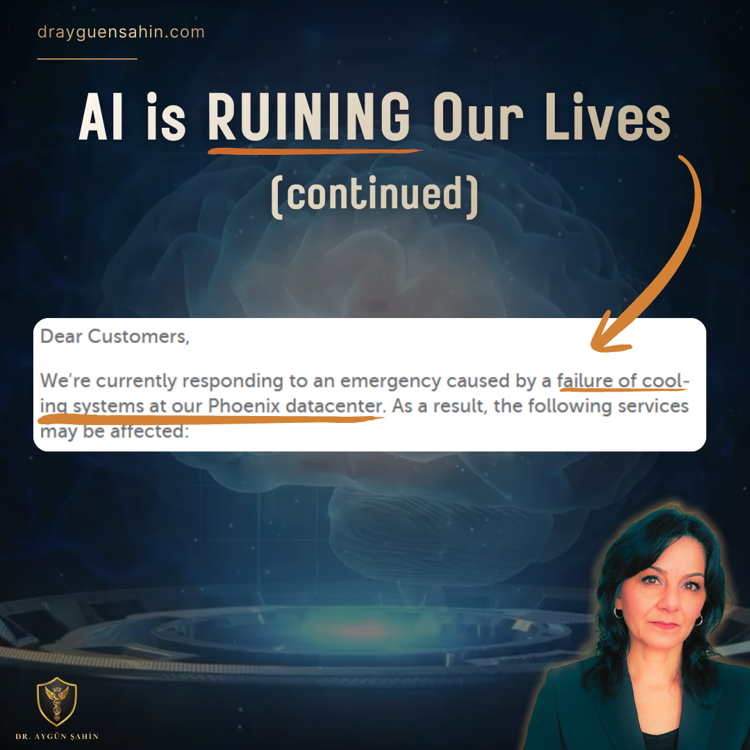 AI is ruining our lives - Namecheap is down - ai data centers cooling issues - Dr Ayguen Sahin_drayguensahin